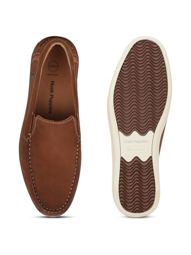 Image of Hush Puppies Men Casual Slipon Shoes - Tan (7 UK)