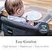 Inglesina Fast Table Chair - Black + Fast Dining Tray - Portable Baby High Chair - for Babies & Toddlers up to 37 lbs - Fits Tables 0.8'' to 3.5'' Thick - Compact & Easy to Use - Travel Bag Included