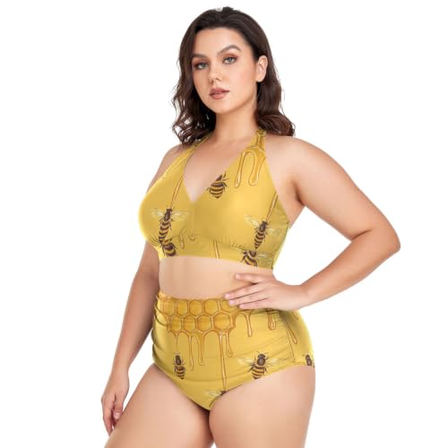 Bikini grande taille réglable contre les complexes avec son maillot de bain taille haute - 2