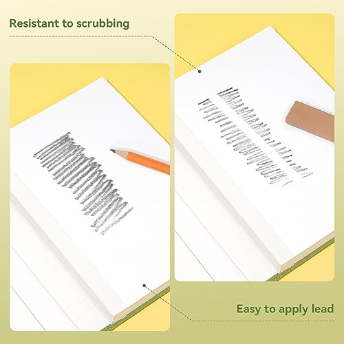 Arrtx Premium Hardcover Sketch Book, 60 Sheets/120 Pages, 180 GSM Thick Acid-Free Drawing Paper, Har