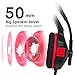 Gaming Headset for PS4 Xbox One, Micolindun Over Ear Gaming Headphones with...