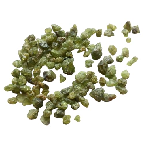 Péridot brut pour bijoux et lithothérapie - Pierres naturelles de 4 à 12 mm