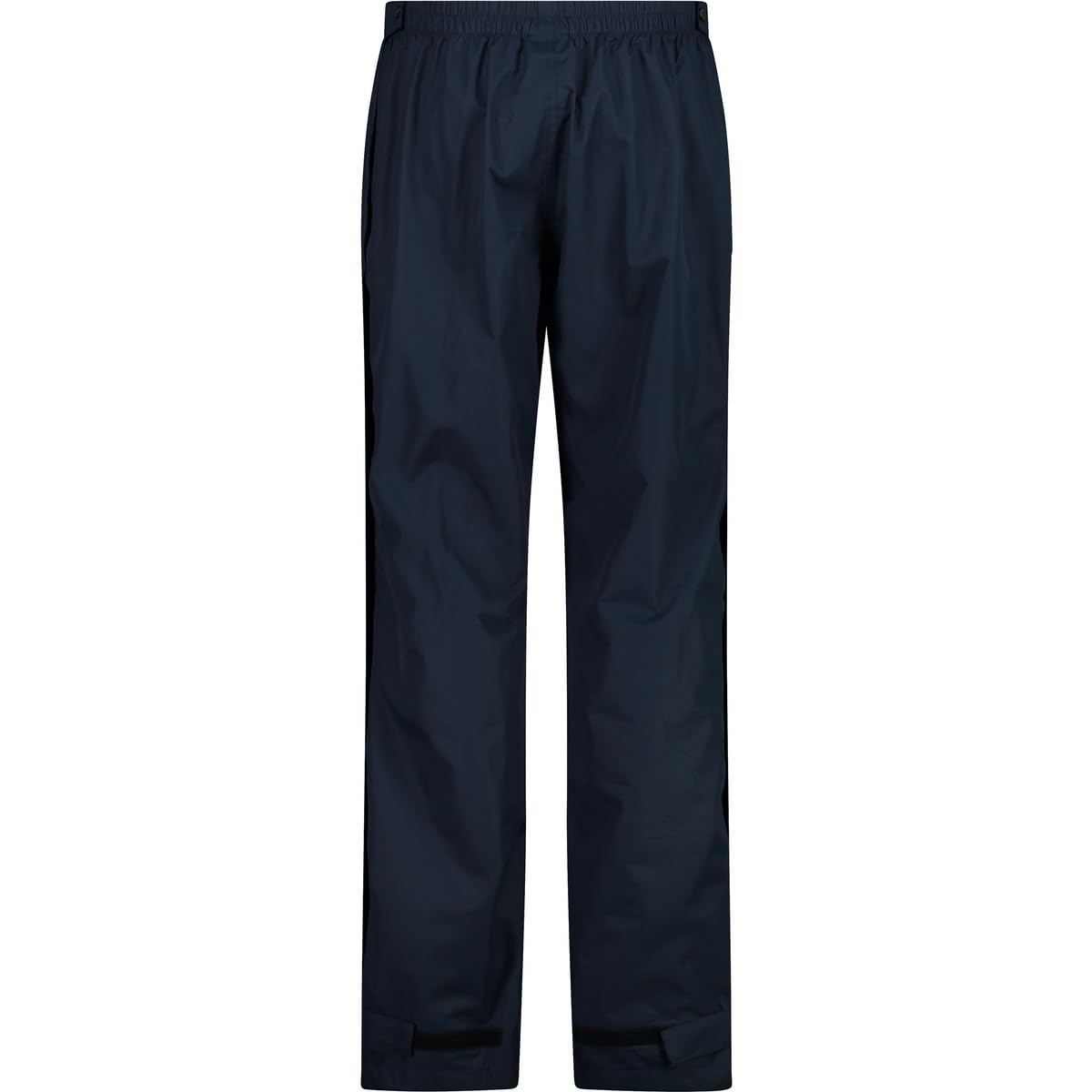 CMP Herren Regenhose Rain Trousers Wp 10.000 Mm, 100% Polyester, Wasserdicht, Atmungsaktiv, Größe 32, Schwarz | Verschweißte Nähte - rundum trocken bleiben, Elastischer Bund - bequemer Sitz bei jeder Bewegung, Verstellbare Beinabschlüsse
