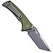 Harnds Warrior/General Tactical Folding Knife with D2 Steel Blade G10 Handle Flipper Opening (tanto point+gray titanium)