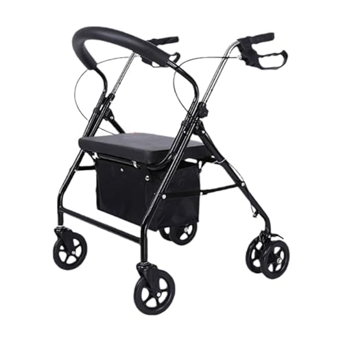 LIVIA ���s�� �܂肽���ݎ��g�����[ �V���b�s���O�J�[�g�t�� �u���[�L���b�N�@�\�t�� �������� ���s�⏕�V�[�g �]�|�h�~ �����E���O���p ���s�⏕���[�g�����[ (�V���b�s���O�o�b�O�p 6�C���`�L���X�^�[,�u���b�N)