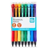 No. 2 Mechanical Pencils (Bright Multicolored, 3 Leads in Each) 24 count