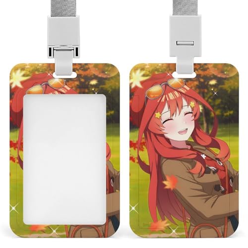 五等分の花嫁 中野 五月 IDカードホルダー 縦型 社員証 カードケース ネームホルダー 名札ホルダーカードケース 防水 吊り下げ パスケース カード入れ 名札ケース 通勤 通学 男女兼用 名刺入れ クリップスト リール付き かわいい 人気 社員証ケース