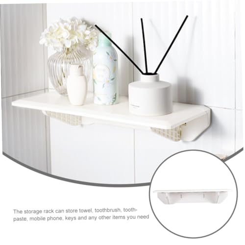 Étagère murale support de rangement pliable en PP pour optimiser vos murs - 6