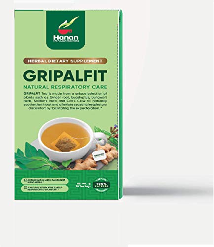 GRIPALFIT Natural Mix | 30 Tea Bags | Naturally Aids in Soothing the Throat and Seasonal Respiratory Discomfort - 3 Pack - Image 4