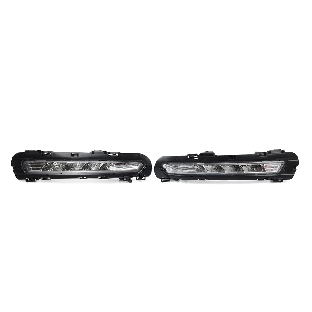 CNxinn10 2 Pcs ABS Driving Lamps Front Fog Light Daytime Running Lights White for Ford Mondeo 2011 to 2013