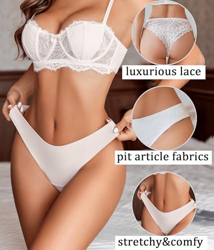 Avidlove 1 or 3 Pack Cheeky Underwear for Women Lace No Show Bikini Soft Breathe hipster panties3