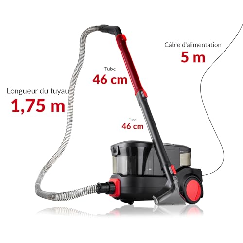 Lehmann LHOVW-8015 Prowash Professionnel Aspirateur Nettoyeur 2000 W, Multifonction Shampouineuse Idéal pour Canapé, Tapis, Rembourrage, Voiture, Technologie de Nettoyage Révolutionnaire