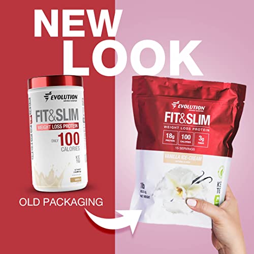 Evolution Advance Nutrition Fit & Slim Blend, 2 Pounds – Grass Fed Whey Protein Powder, Easy Digesting, Keto Approved, Non Gmo, Stevia Sweetened (Vanilla) #TOP7