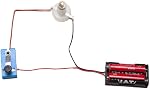 Small Bulb Lights Up Experiment Kit, Electrical Circuit Experiment Kit, Basic Physic Science Playset Educational Kit DIY Physics Experiment Model Kit Creative Educational Science Teaching Equipment