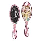 Wet Brush Princess Wholehearted Original Detangler Brush - Disney's Collection Belle, Light Pink - All Hair Types - Ultra-Soft IntelliFlex Bristles Glide Through Tangles with Ease - Protects Against