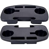 2026 New 2Pack Zero Gravity Chair Cup Holder for Zero Gravity Chair,Version Cup Holder, Universal Clip On Chair Table with Mobile Device Slot and Snack Tray/Black