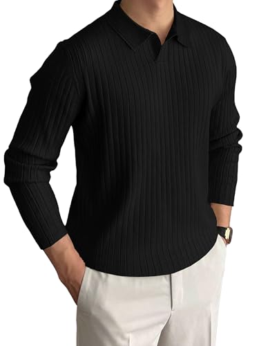Image of Noble Monk Relax Fit |Textured| Lycra | Polo Neck T-Shirt