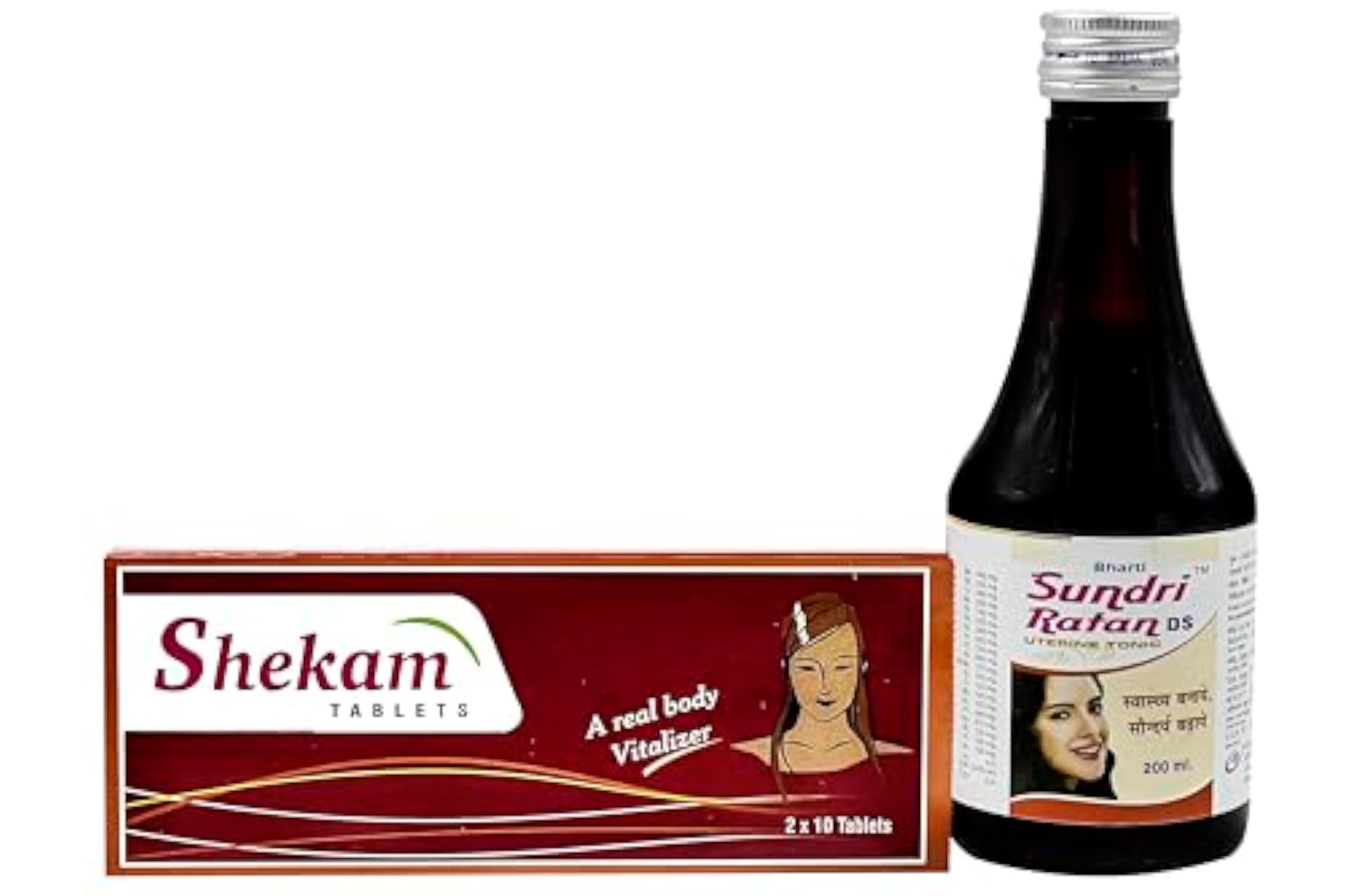 Ayurved Bharti Sundari Ratan DS + She-Kam Tablets for Health
