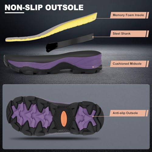 Showave Rubber Boots for Women Mid Calf Rain Boots Women Insulated Garden Boot Waterproof Durable Mud Boot for Hunting Farming Working4