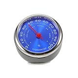 Alipis Termómetro Mecánico para Coche Compacto Medidor de Temperatura y Humedad Preciso con Pantalla Grande para Interiores de Hogar Oficina y Automóvil Fácil de Leer y Proteger