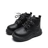 Komfyea Boys And Girls Lace Up Casual Outdoor Hiking Ankle Boots(Toddler/Little Kids) Com881Black30