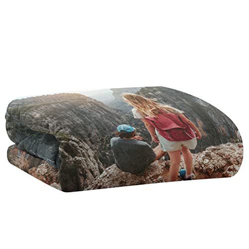 PICANOVA Personalisierte Decke mit Foto 150x100cm – Fotodecke...