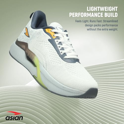 Image of ASIAN Powerplay-23 Men's Running Shoes | Lightweight Sports Sneakers with Soft Cushion Sole | Breathable Knit Upper | Ideal for Gym, Walking, Jogging, Training