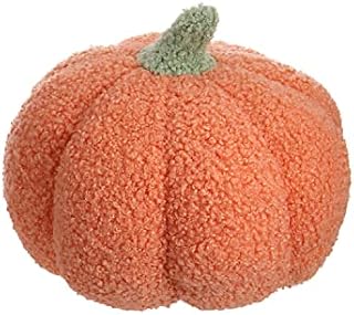 DBOO Halloween Pumpkin Throw Pillow, Stuffed Pumpkin Fluffy Plush Toys Soft Pumpkin Throw Pillow Gifts for Home Decoration Party Favors 20cm (Orange)