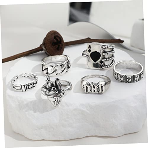 Anillo De Moda COLLBATH estilo gótico para expresar tu autenticidad 6