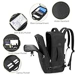 Travel Backpack for Women Men,Travel Laptop Backpack w/USB Charging Port, Waterproof Travel Backpack Carry On Flight Approved,Weekender Business Hiking Bag,Laptop Backpack 17 inch - Image 5