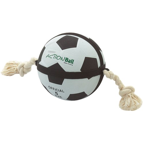 Karlie 45416 Action Ball - Fuß- und Basketbälle ø: 22 cm schwarz-weiss