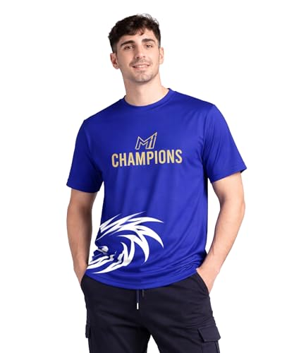 Image of SHODOX Men's IPL Cricket Jersey Dot Knit Breathable Half Sleeve Sports Fit T-Shirt Lightweight Relaxed Fit Athletic Team Wear Summer 2026 Poly Blends