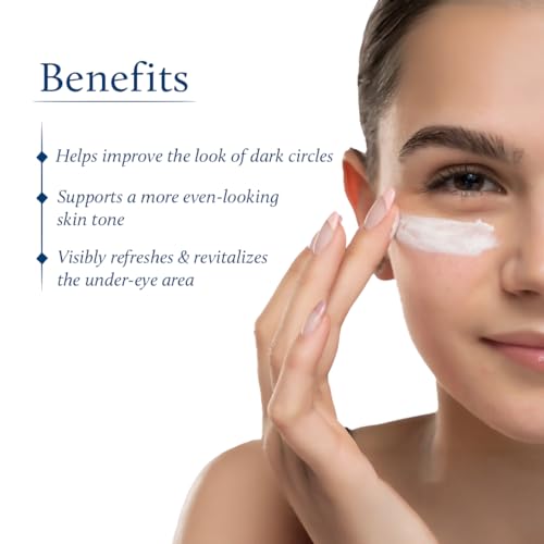 Image of Blue Nectar Under Eye Cream for Dark Circles, Wrinkles, Fine Lines & Puffiness for Women | Natural Niacinamide from Papaya, Potato & Wheatgerm for Even Skin Tone (19 Herbs, 15g)