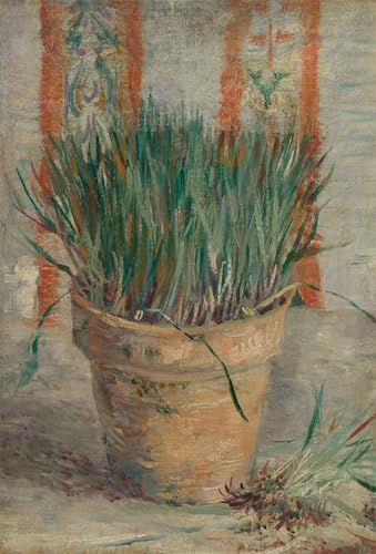Impression sur toile pot de fleurs ail pour décoration salon moderne 60x90