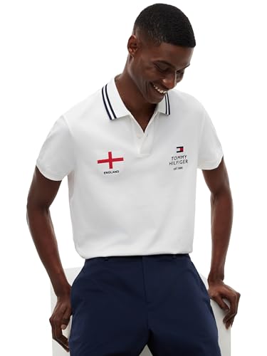 Polo Tommy Hilfiger para hombre de corte regular Inglaterra Soccer Polo miniatura 2