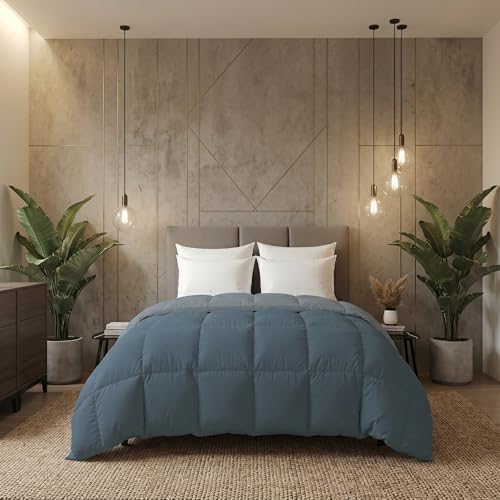 Image of Monte Carlo Symphony Solid Micro Reversible AC Comforter for Double Bed | 3 Ply Soft Comforter with 150 GSM Filling & 85 GSM Micro Fabric | Lightweight All Season Quilt | 87 x 95 Inch