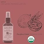 PURA D'OR 4 Oz Organic Maracuja Oil - Passion Fruit Seed Oil - 100% Pure USDA Certified Premium Grade Cold Pressed Body Oil For Hair, Skin & Face - Hydrating Therapy - Image 4