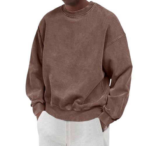 Men's Oversized Sweatshirts Lightweight Vintage...
