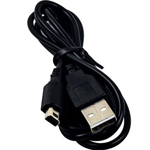 Image of 4pcs 3DS USB Charger Cable Power Charging Lead Compatible with Nintendo New 3DS, New 3DS XL, 3DS XL, 3DS, New 2DS, New 2DS XL, 2DS XL, 2DS, DSi, DSi XL (Black,1.2M /3.9FT)
