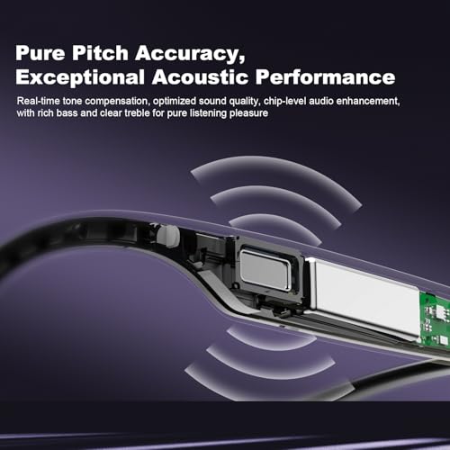 Image of AI Smart Glasses with Camera and Audio, 8MP HD Camera Glasses for Men Women,1080P Video Recording Sunglasses,Real Time Translation,Voice Assistant, Open-Ear Audio for Travel, Meetings & Vlogging 89787