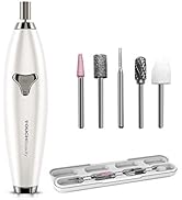 TOUCHBeauty 6in1 Electric Nail File Drill Set Magnetic Storage Case, Rechargeable Nail Drill Mach...