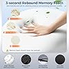 Seat Cushion, Office Chair Cushions for Lower Back Tailbone Protect, Seat Cushions for Office Chair with L-Shaped Ergonomic Design, Memory Foam Chair Cushion for Long Sitting Office Worker(Black Gray) #5
