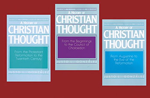 A History of Christian Thought (3 Volume Set): González, Justo L ...