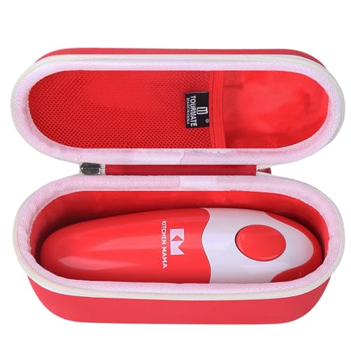 Tourmate Hard Storage Case for Kitchen Mama Electric Can Opener?case only? (Red + White)
