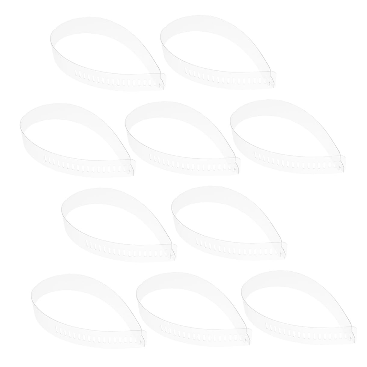 KESYOO Shirt Collar Support Strips 50 Pcs Collar Shirt Strips for Men' Shirts Blouse Collar Strips