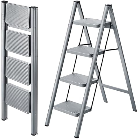 XinSunho 4 Step Lightweight Folding Ladder Cover