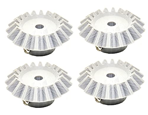 Image of INVENTO 4pcs 3D Printed Plastic Bevel Gear 18 Teeth (48mm dia), 10mm Width, 5mm hole, 2.5 Module for DIY Projects