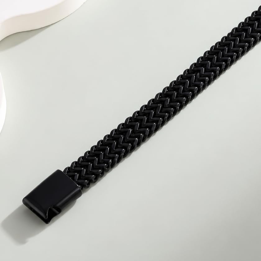 Image of Salty Alpha Anti Tarnish Bracelet for Men | Hand Bands for Boys | Wrist Bracelets for Man | Fashion Jewellery Accessories | Stylish Minimal Jewelry | Gift for Marriage, Birthday, Anniversary