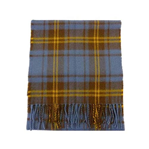 Irish County Sligo Wool Tartan Plaid Scarf Made In Scotland