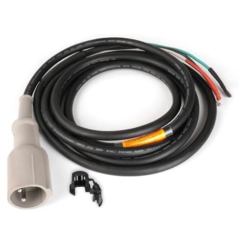 Panglong Club Car Charger Cord, 48V Charger Plug DC Cord Plug-130 in, Suitable for 1995-2013 Club Car DS Precedent Golf Cart, OEM# 101828901, 1018289-01 Cover